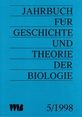 Cover_Gutmann_Jahrbuch für Geschichte und Theorie der Biologie 1998 Cover_Gutmann_Jahrbuch für Geschichte und Theorie der Biologie 1998