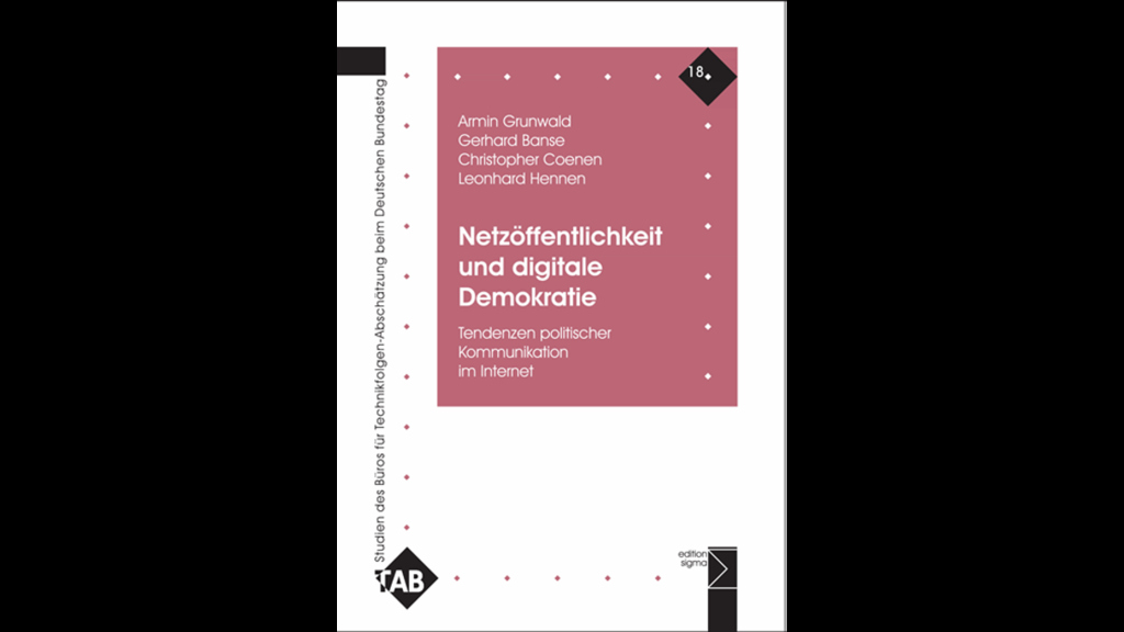 Cover_Grunwald_Netzöffentlichkeit und digitale Demokratie
